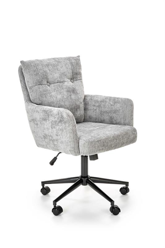 Кресло компьютерное FLORES (светло-серый/черный)