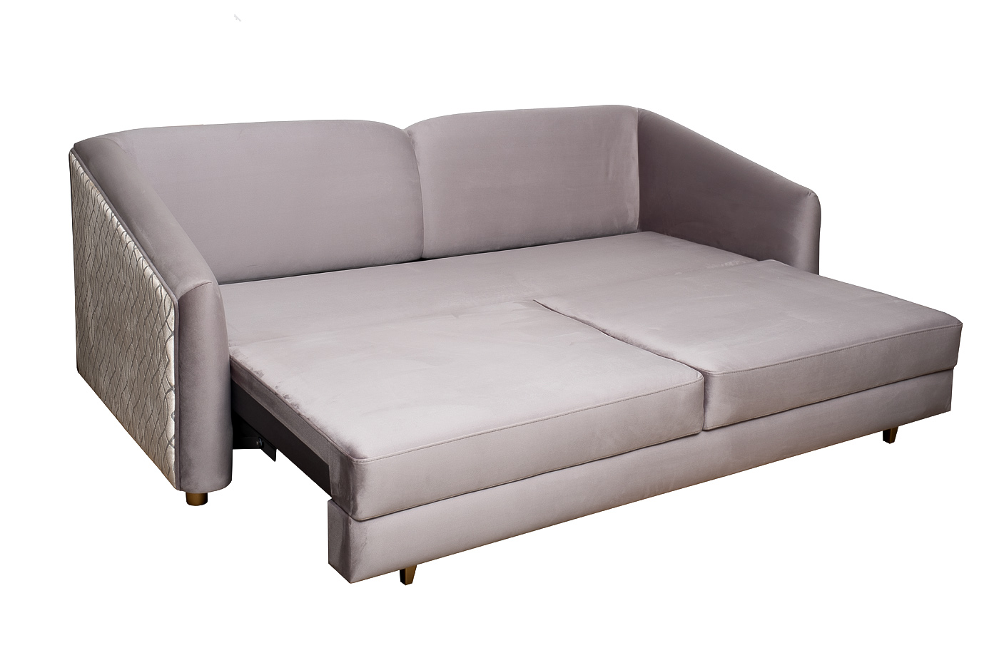 Диван Треви(Trevi) 230М(К) трехм раскл с кантом серый Colt032+Melody 232*103*88см