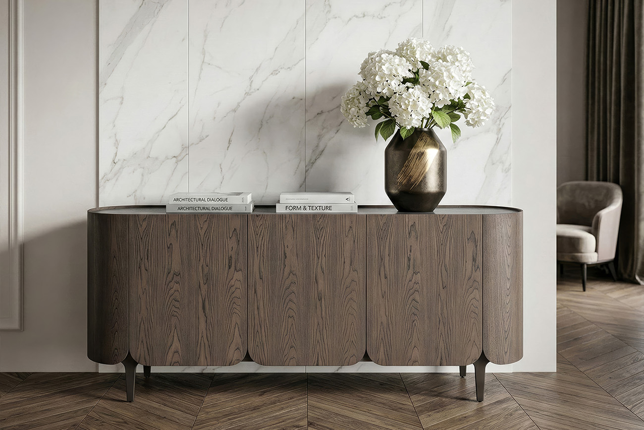 58DB-14230 Комод Травертин (Travertine) 200*42*82,5см