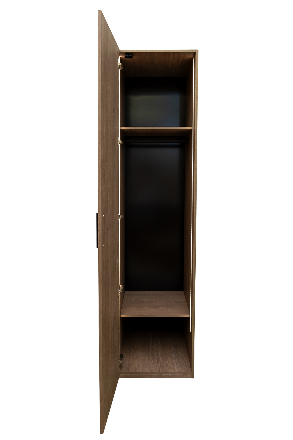 GD-10024/2-3 Шкаф Alto пенал c вешалкой,цвет дуб Урбан Кофейный, фасад глухой 50*57*228.5см