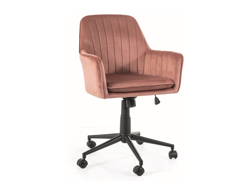 Кресло компьютерное Q-886 Velvet Bluvel 52 античный розовый