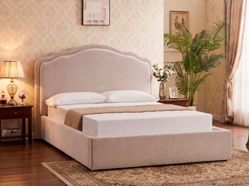 Кровать FLORENCJA Raven 24 бежевый 140/200