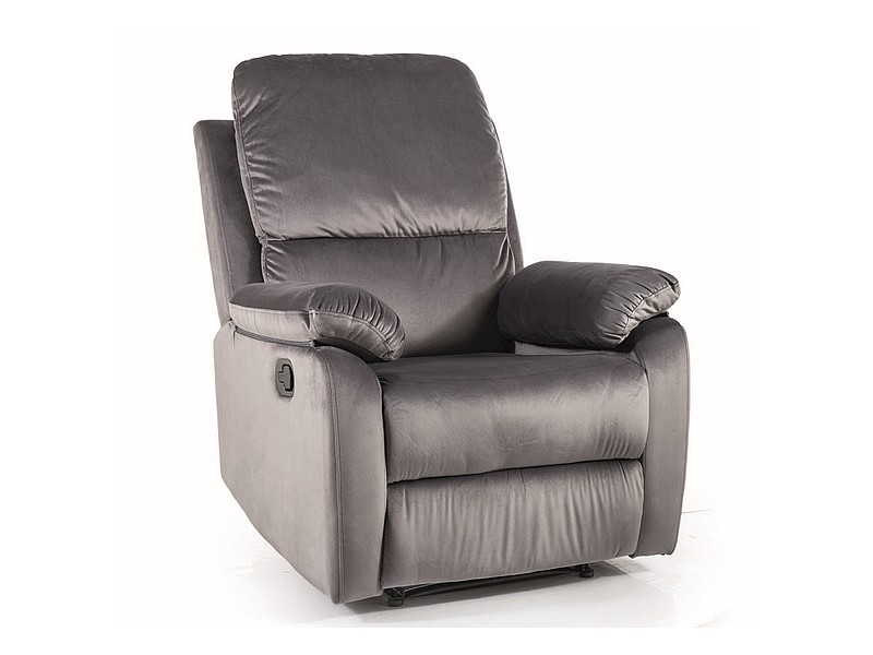 Кресло SPENCER 1 Velvet Bluvel 14 раскладное, серый