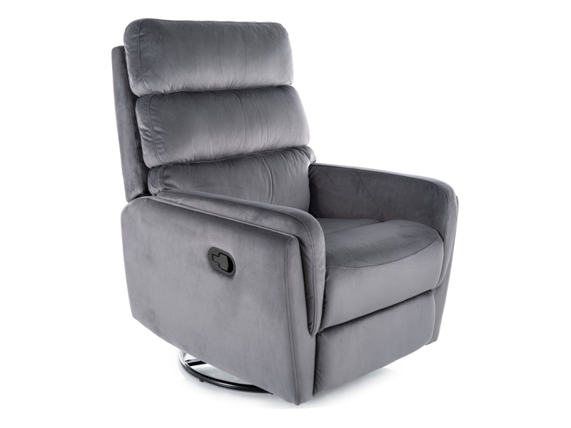 Кресло ARGOS Velvet раскладное, серый