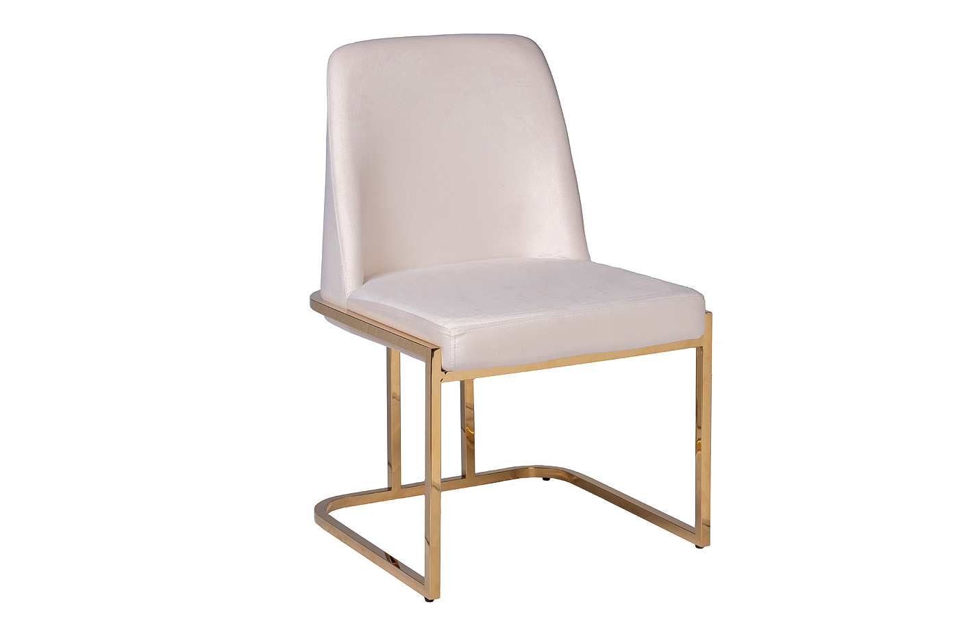 GY-DC8365GOLD-CR Стул велюр кремовый/золото 54*56*89см