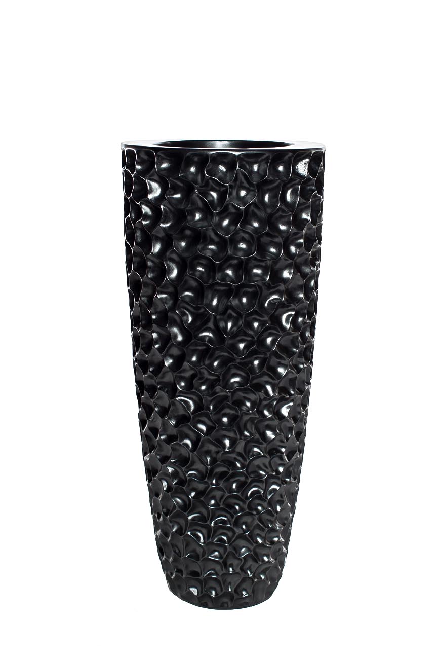 ZS-C785BL-34 Кашпо 36*36*86см цвет жемчужно-черный