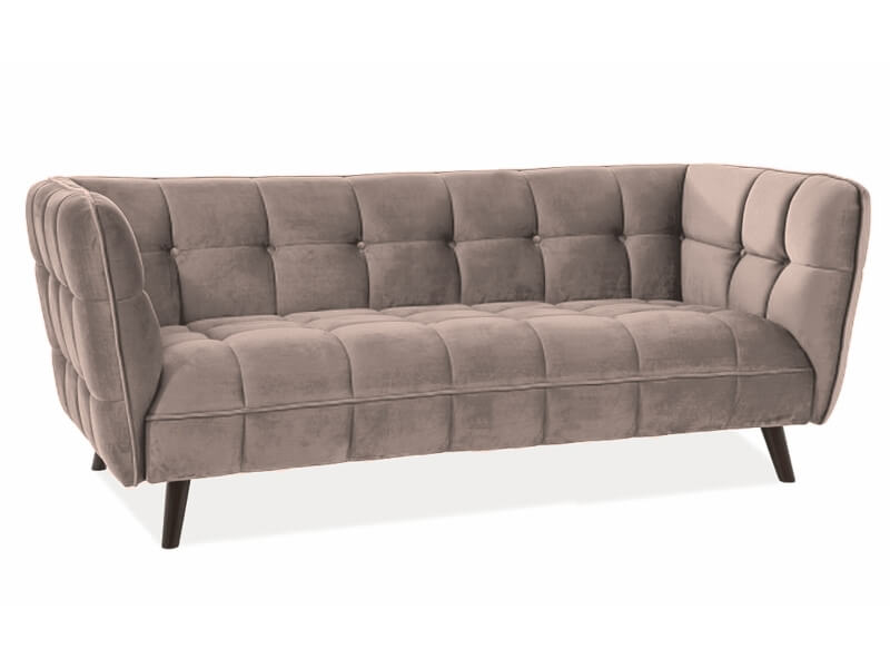 Диван CASTELLO 3 Velvet Bluvel 28 (бежевый)