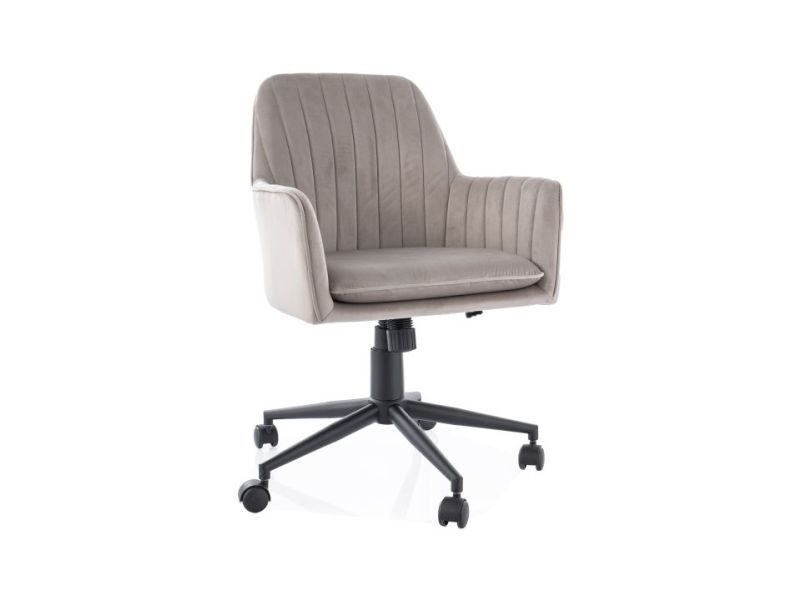 Кресло компьютерное Q-886 Velvet Bluvel 40 (темно-бежевый)