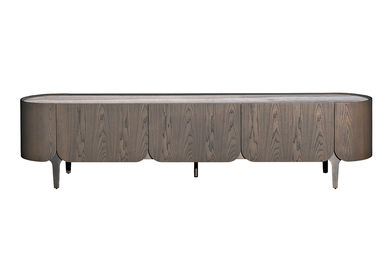 58DB-24230 Тумба под телевизор Травертин (Travertine) 220*42*52,5см