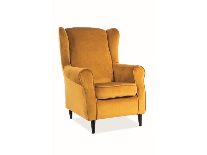 Кресло BARON Velvet Bluvel 68 (карри)