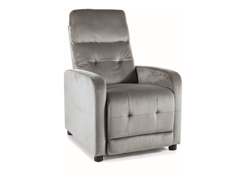 Кресло OTUS Velvet Bluvel 14 раскладное, серый