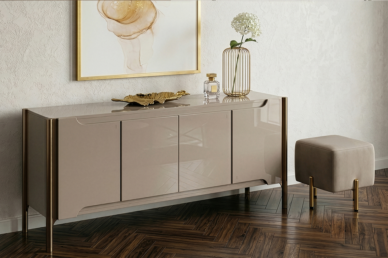 77IP-GD009K/1 Комод Гримальди (Grimaldi) светлый 160*42*80см