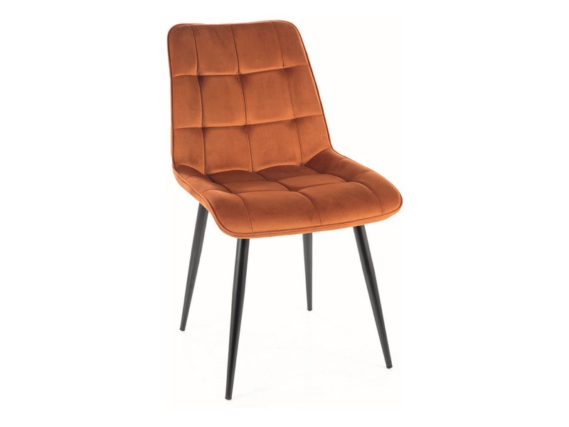 Стул CHIC Velvet Bluvel 4215 корица/черный