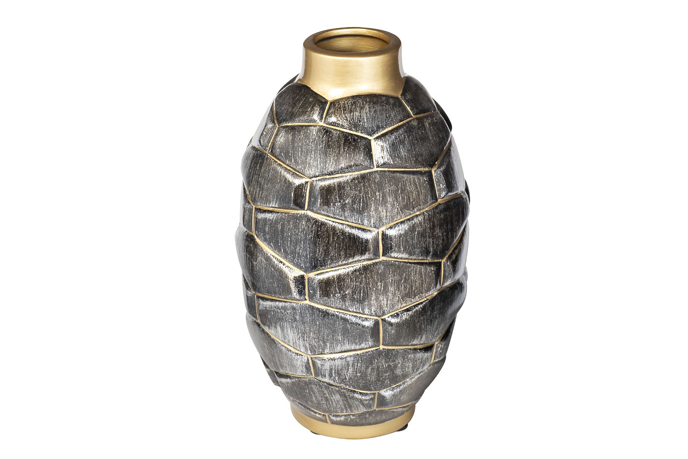 ART-4504-161 Ваза фарфоровая "Шишка (Pine)" d19x36см