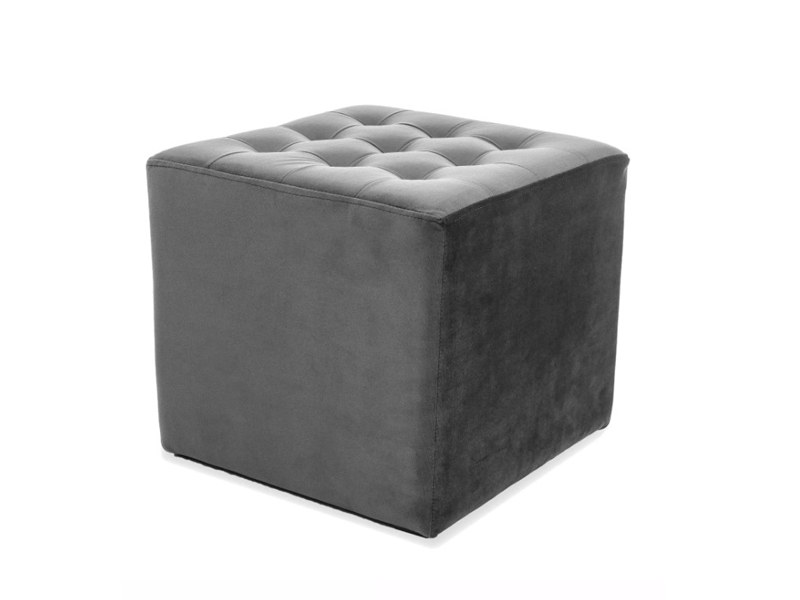 Пуф LORI Velvet Bluvel 14 серый