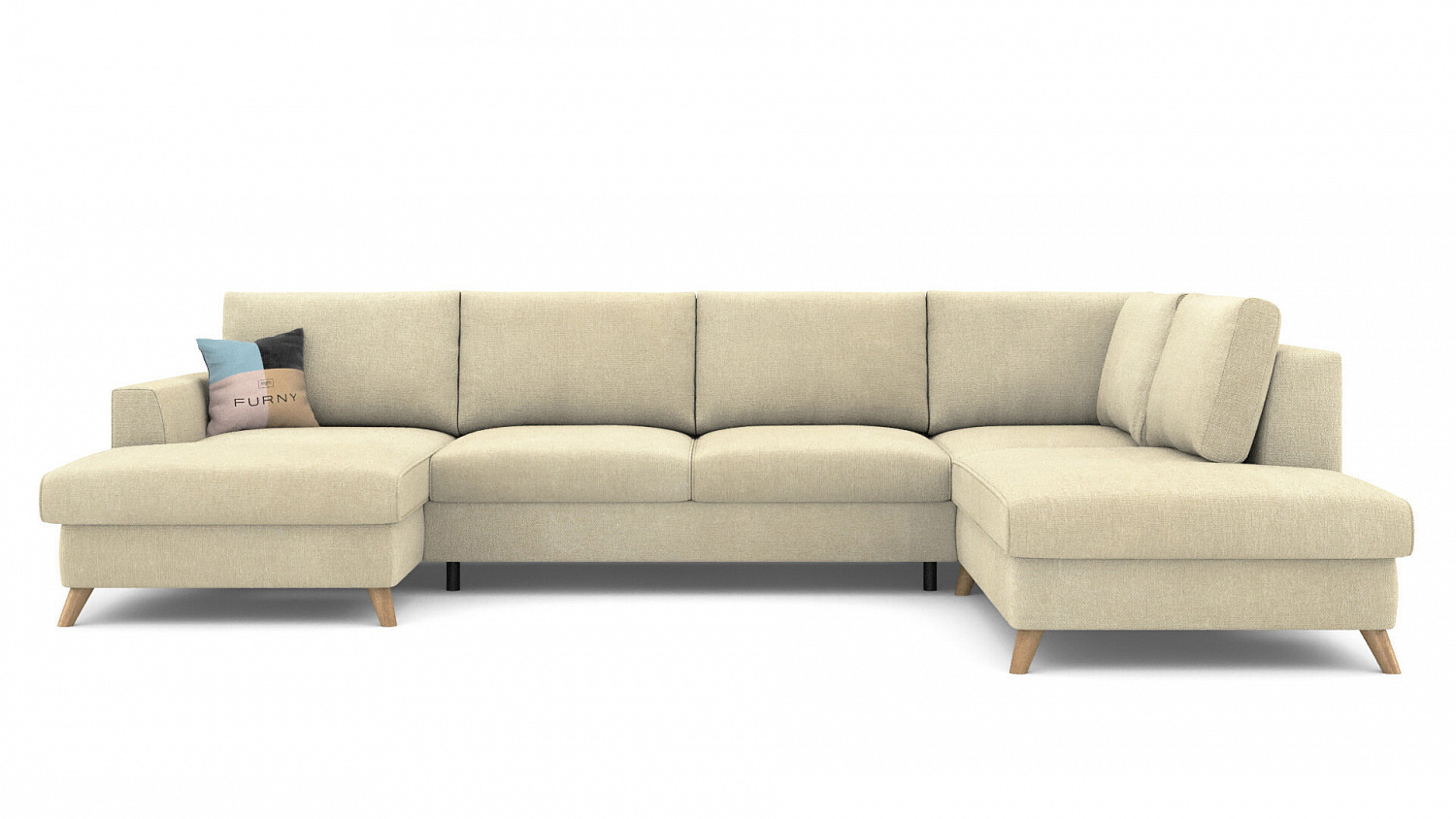 Диван-кровать Марио П-образный 346x236x95 см
