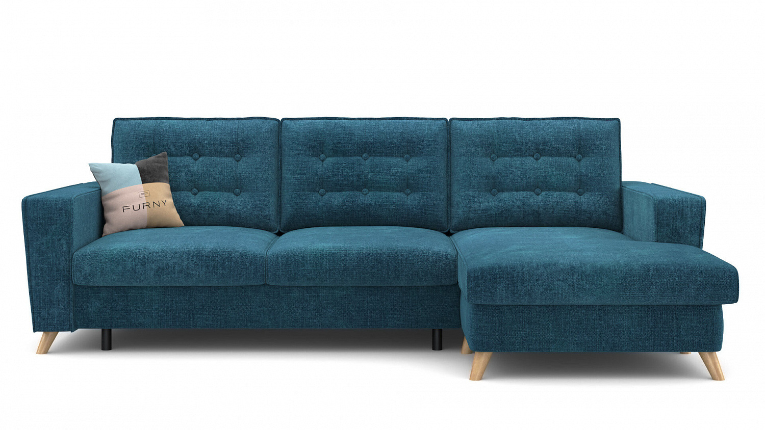 Диван-кровать Порто с шезлонгом 274x163x98 см