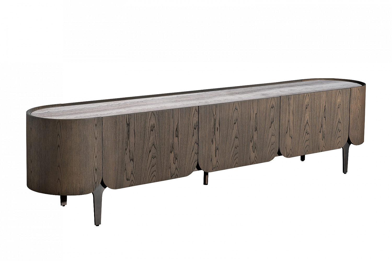 58DB-24230 Тумба под телевизор Травертин (Travertine) 220*42*52,5см