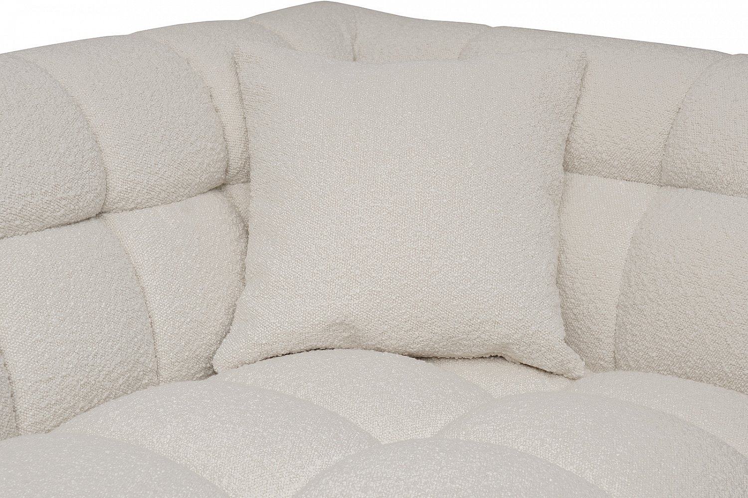 Диван двухместный Прато(GD/Prato) букле экрю Orso-ECRU 204*106**75см