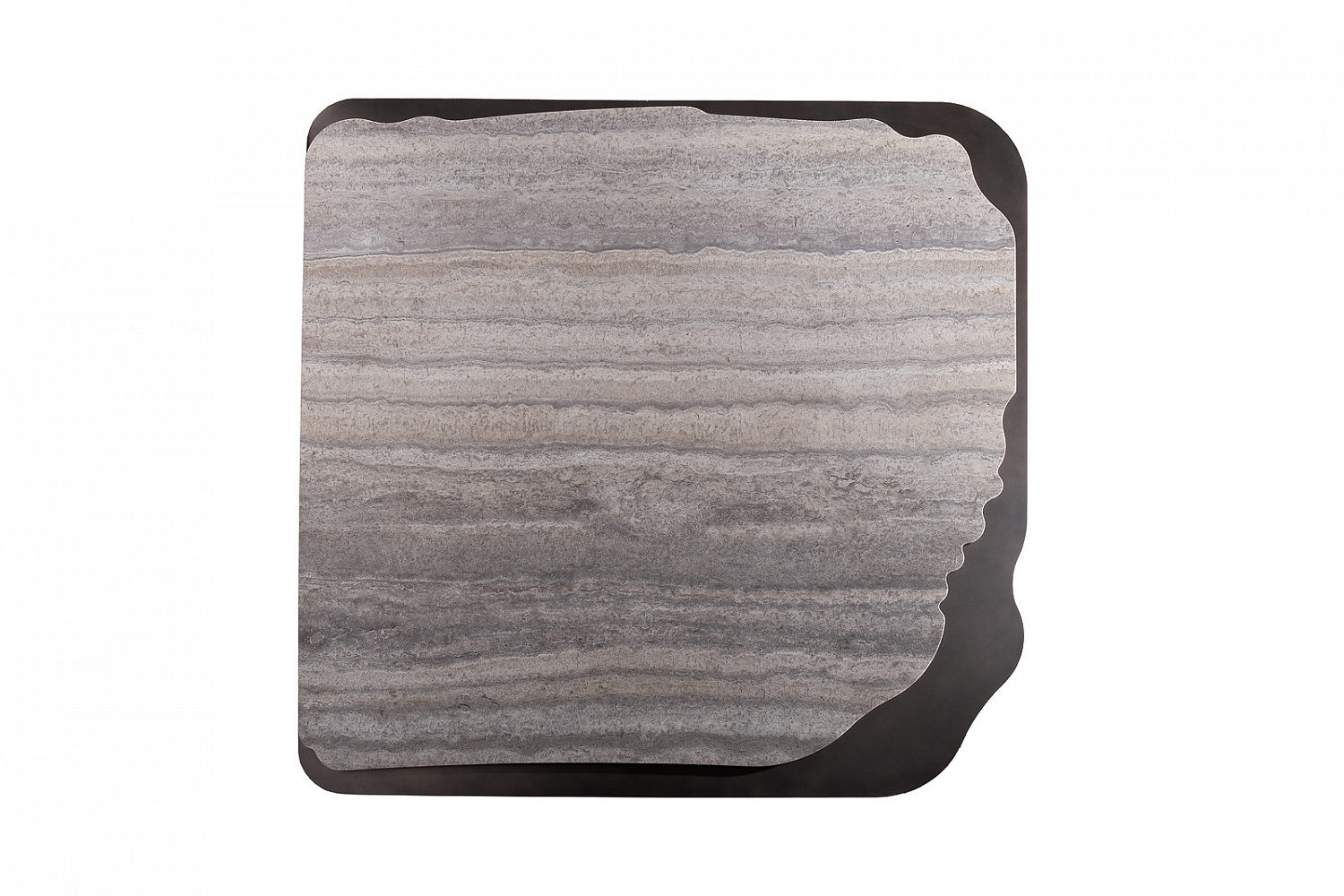 58DB-24056 Стол журнальный Травертин (Travertine) 120*120*29см